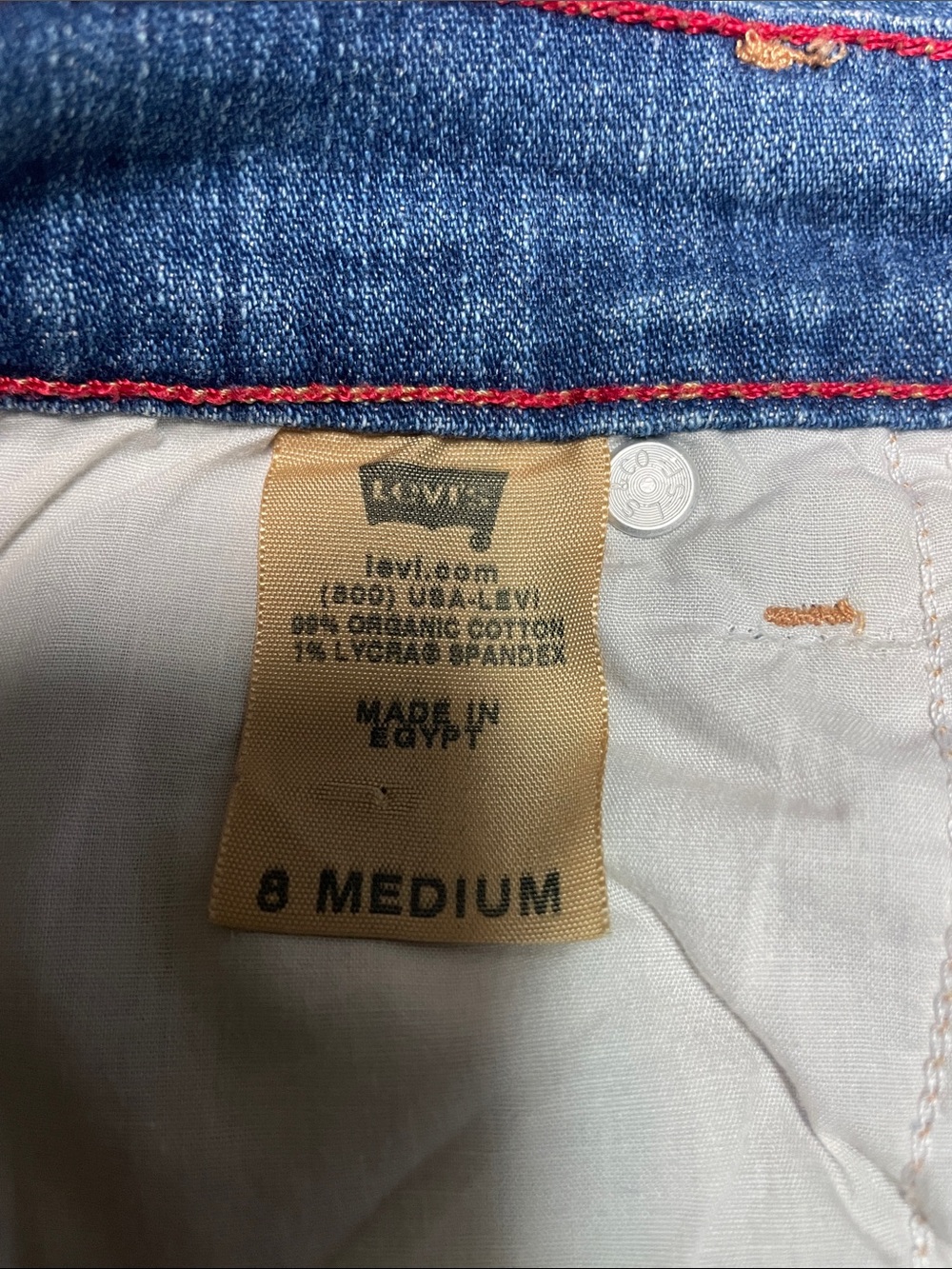 Levi's Vintage 550 Relaxed Bootcut Mid Rise Blue Denim Jeans Woman’s Size 8 EUC - Picture 6 of 6